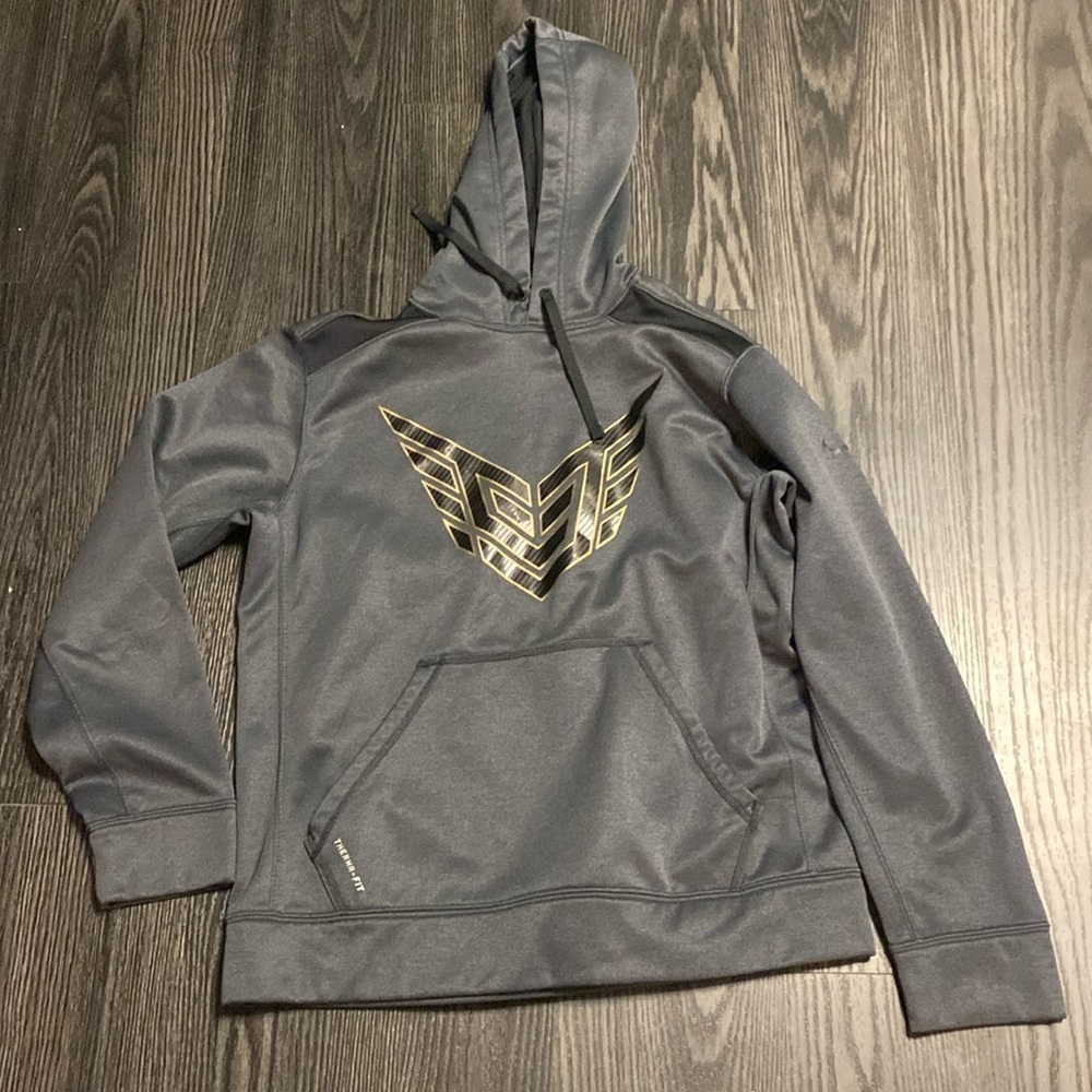 🍍 Nike Transformers Megatron Fleece Hoodie Mens MED Grey Pullover Sweatshirt🍍